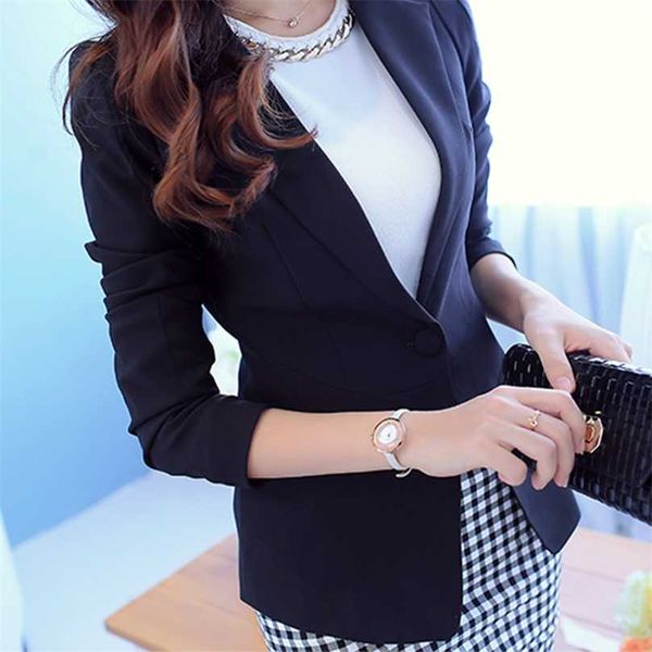 

peonfly ladies blazer long sleeve blaser women suit jacket female feminine femme pink blue white black 211006