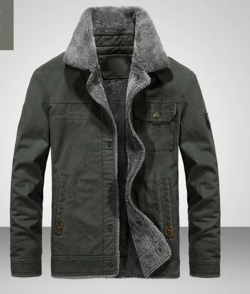 

winter jacket men plus size 5xl military fur plush lapel denim jackets coats mens thicken fleece jeans jacket, Black;brown