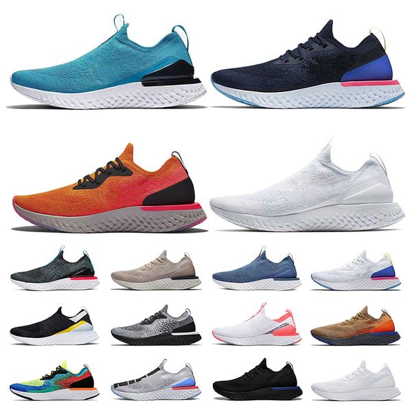 

nik epic react fly knit v2 v1 running shoes belgium pewter men women trainers cookies and cream white fusion sports sneakers flynit brownish, White;red