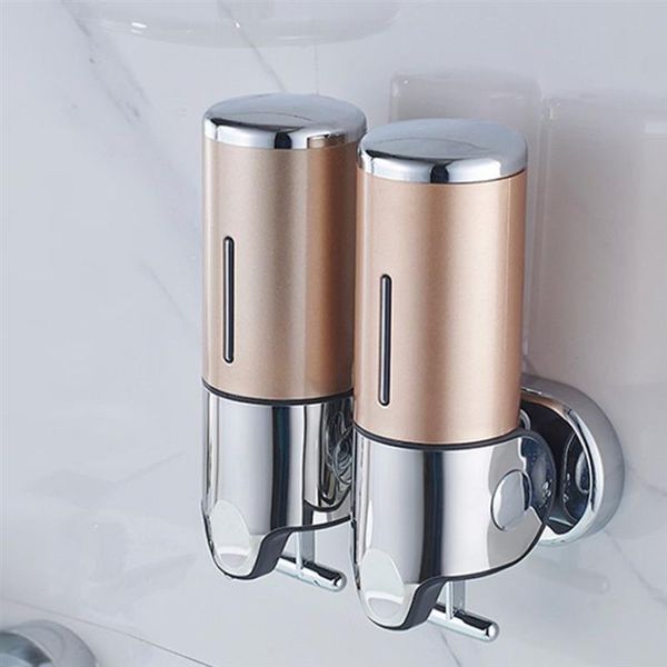 

500ml liquid soap dispenser stainless steel wall mounted hand washing liquid body wash bottle bathroom dispensers for home l
