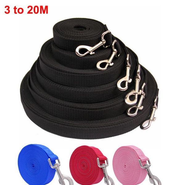 

dog collars & leashes leash nylon 3m 5m 8m 10m 15m 20m pet lead for dogs outdoor accessories products long rope