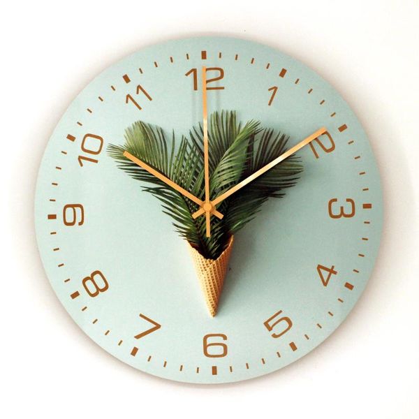 

wall clocks more quiet clock for home decoration nordic art watch year gift