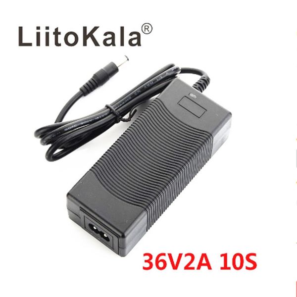 

42v2a charger 36v2a batteries pack lithium ion polymer 10 series 36v electric bicycle dc5.5 * 2.1