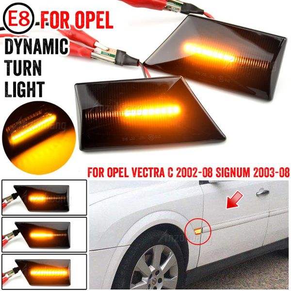 

emergency lights for vectra c 2002-2008 signum led car turn signals side marker light dynamic flashing lamp blinker lateral auto access