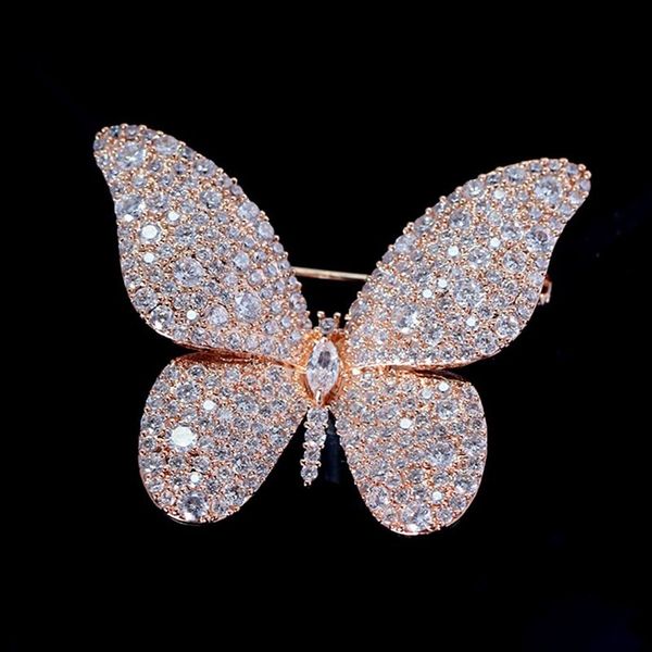 

red trees brand insect pins and brooches jewelry fashion brooch butterfly year gifts for women drop, Gray