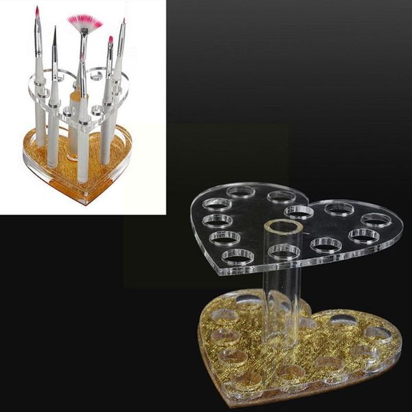 

nail art kits 1x makeup acrylic uv gel pen holder brush w3g9 a9n0 stand/ organizer display w1f6