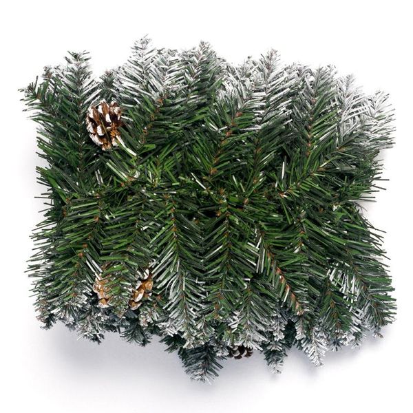 

christmas decorations white sprayed pvc cane 2.7m door window pine cone decoration party tree ornaments year