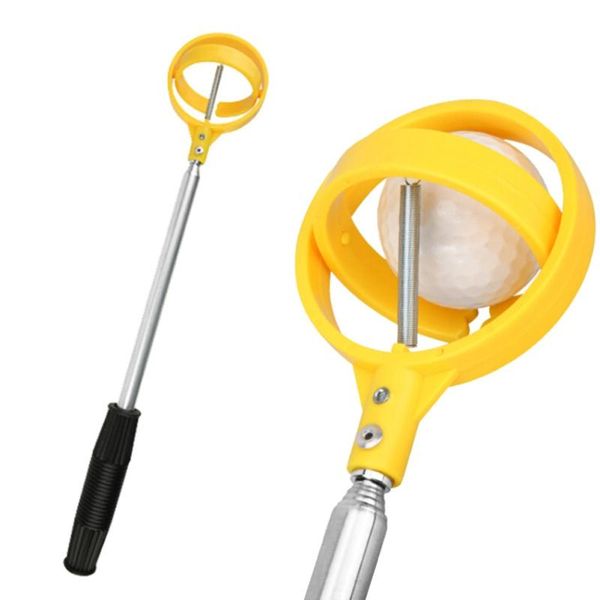 

2021 2m golf ball retriever device portable automatically pick up automatic locking scoop picker