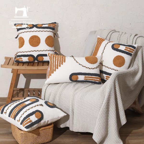 

cushion/decorative pillow 45Ã45 30Ã50 nordic moroccan ins style waist car sofa cushion family home decor comforts livingroom boho tassel