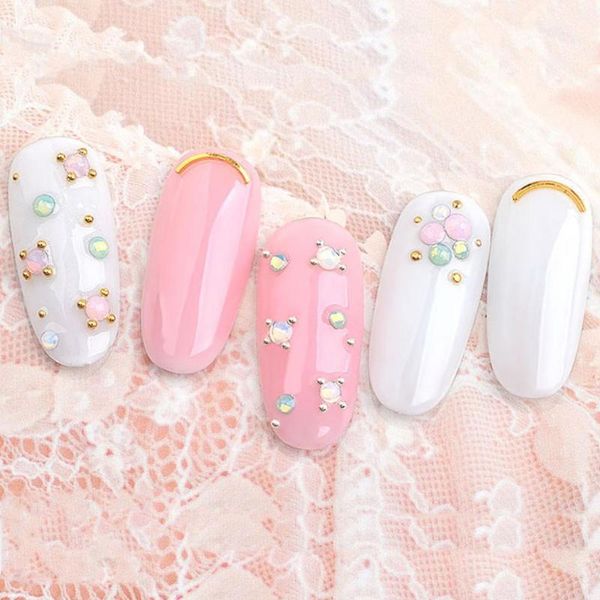 

nail art kits rhinestones sparkling pretty decoration flat back clear strass stones for diy crystals charm manicure tool 4 color