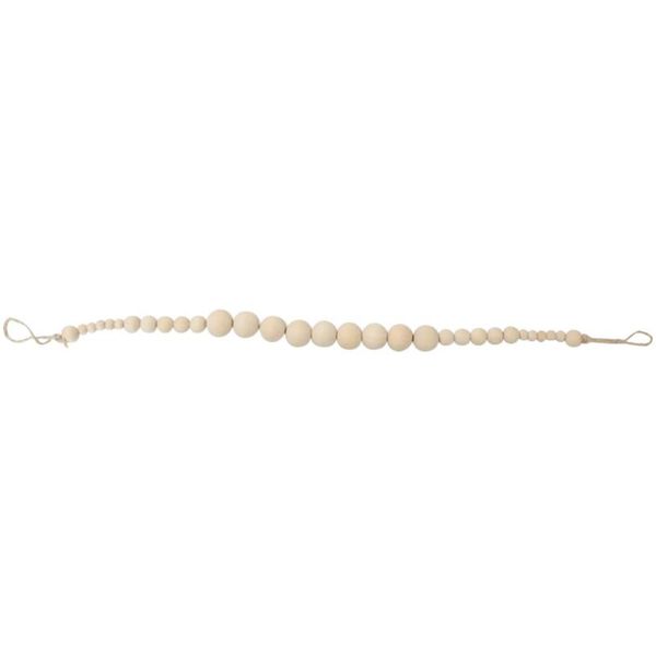 

1pc hand knitting curtain tie rope wood bead curtain rope tieback