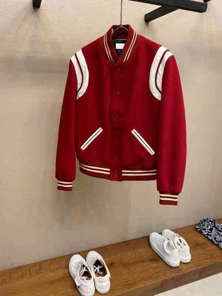 

2021 vintage winter paris italy et casual streetwear boomber baseball ets pockets warm men women couple outwear sky61003., Black;brown