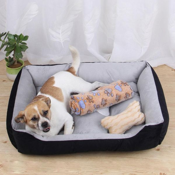 

kennels & pens warm pet dog bone bed sofa big for small medium large supplies bench cat puppy kennel mats house lounger
