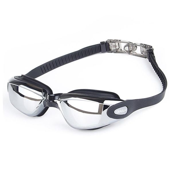 

goggles 2021 colorful plating anti-fog swim silica gel large frame anti-uv glasses men adjustable swimming for women