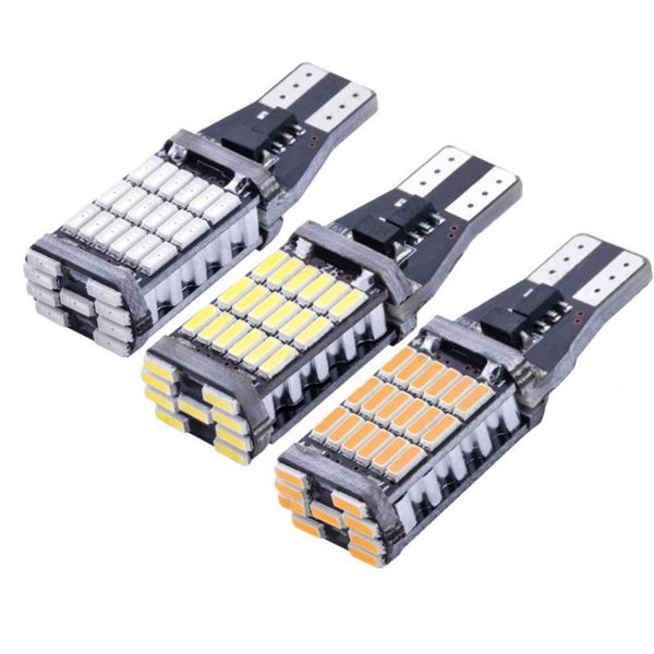 

emergency lights 2pcs signal lamp t15 4014 45smd car bulb sight reversing brake durable stable high brightness