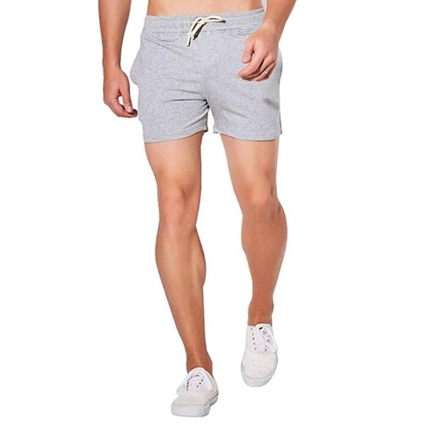 

men's shorts casual fashion jogger sweat solid color gym, White;black