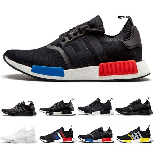 

fashion brand og classic nmd r1 mens running shoes red marble oreo triple white tri-color thunder men women mastermind japan sports sneakers