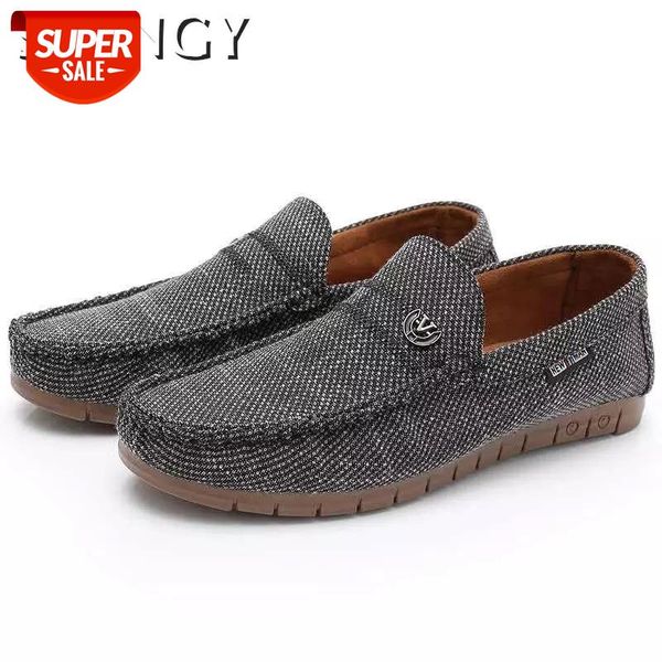 

2020 summer men shoes canvas slip on loafers men casual shoes plimsolls breathable male footwear comfortable soft #vp3b