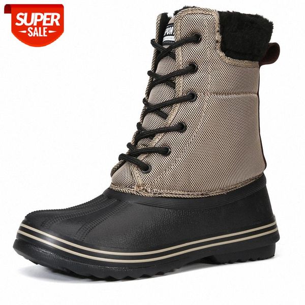 

jumpmore women boots non-slip waterproof winter ankle snow boots women platform winter shoes with thick size 36-42 #yf4q, Black