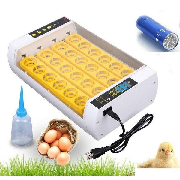 

24 egg incubator hatcher matic turning temper jllwgb garden_light