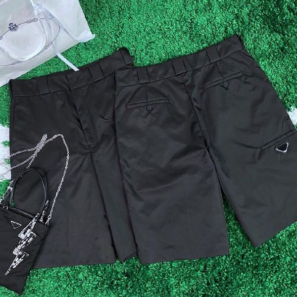 

men's shorts 2021 summer and women's same style nylon washed casual, White;black