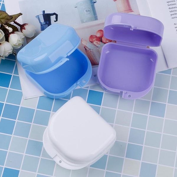 

storage boxes & bins denture bath box case dental false teeth container