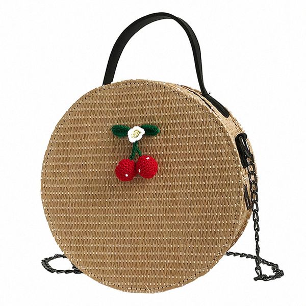 

2018 new fashion shoulder bag vintage women crossbody bags simple weave round tote handbags shoulder bag cute round handbags red handb a7tv#