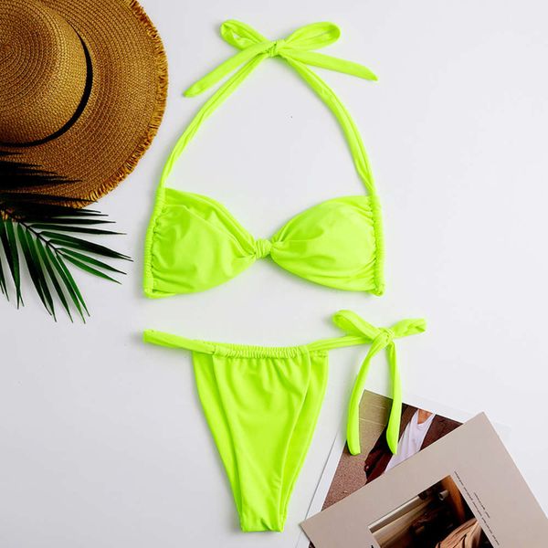 

bikini solid color, White;black