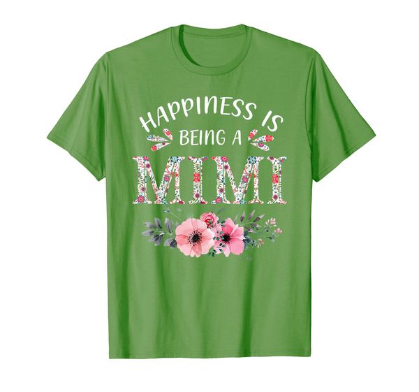 

happiness is being a mimi t-shirt for mother's day gifts t-shirt, White;black