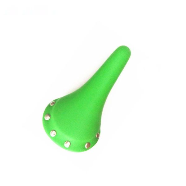 

bike saddles seat bicycle saddle leather with rivet