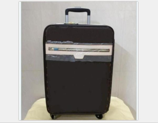 

8989k333 2022 classic handbags & purses 20 inch women durable rolling luggage spinner brand men business travel suitcase 99810, Black