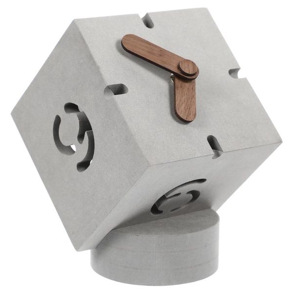 

other clocks & accessories wooden square clock wood morden desktable for home office indoor