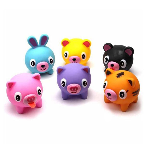 

party masks creative cute animal screaming tongue sticking out stress reliever toy vocal doll for kids baby funny toys