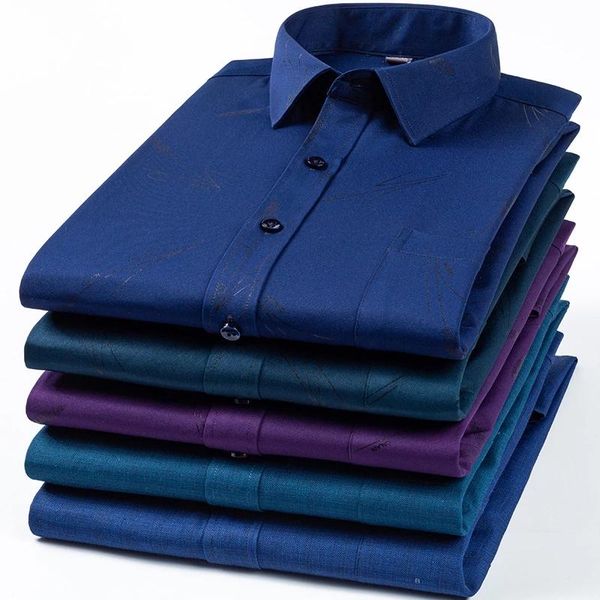 

men's casual shirts plus size 6xl 5xl mens solid color business dress men fashion slim fit long sleeve white shirt man brand clothes, White;black