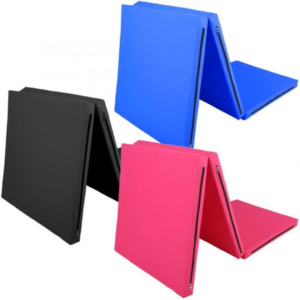 

yoga mats 180x60x5cm mat sports folding non-slip gym exercise workout training fitness child gymnastics with bag
