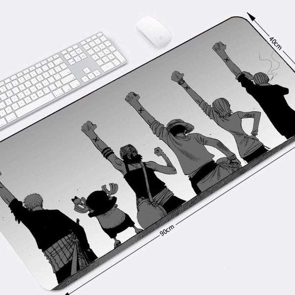 

mouse pads & wrist rests one piece gaming pad apply anime large gamer big mat computer desk maxxl keyboard