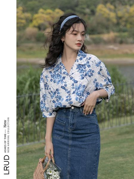 

women's blouses & shirts women 2021 chic ladies streetwear loose shirt female outfit girls long sleeve casual white