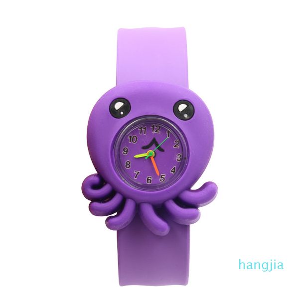 Nastro in silicone multicolore durevole accarezzato da tavolo regalo da polso studente dolce bambini orologio compleanno modello di cartone animato giocattoli 3D Annimals