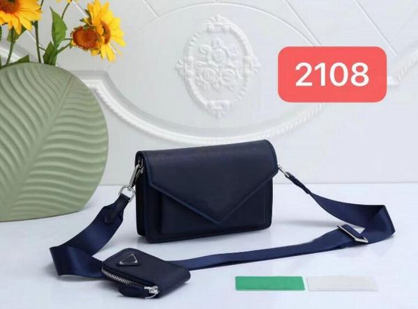 

2022 fashion women 2pcs/set designer messenger bags nylon composite shoulder bag handbags men crossbody bags saddle bag duffle bag briefcase