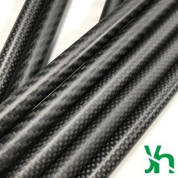 

two 3k carbon fiber wound pipe, twill plain 12mmx14mmx500mm, high strength uav frame, space shuttle frame modification