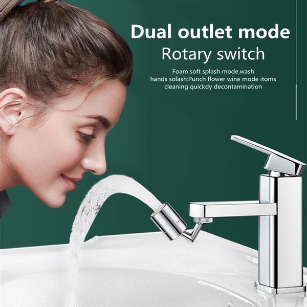 

kitchen faucets 2 pcs universal splash filter faucet rotate water outlet movable 720Â° bathroom basin lengthen extender accessorie