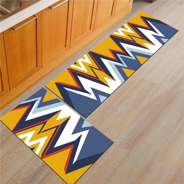 

carpets washable non-slip long kitchen floor mat living room carpet bathroom entrance door doormat bath hallway geometric rug