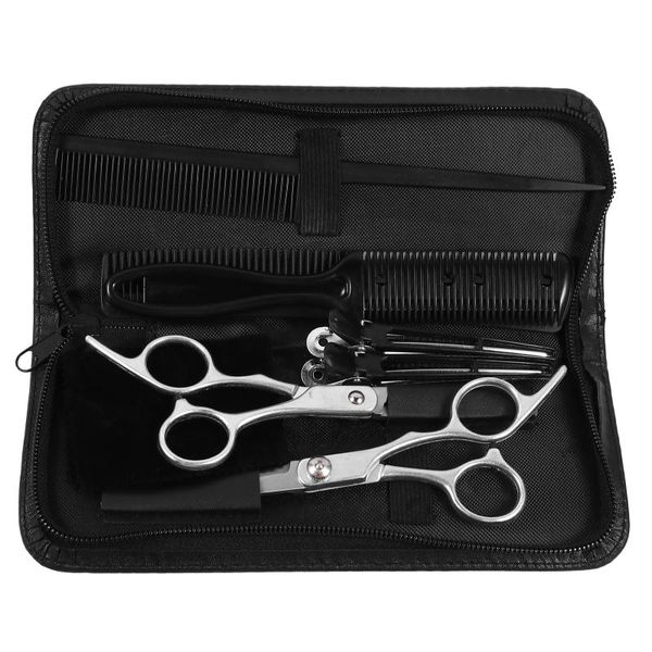 

hair scissors 9pcs hairdressing tool kit comb cutting supplies for home