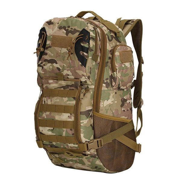 

backpack 45l large capacity outdoor travel mountaineering bag canvas backpacks army tactical packs hiking camping bags for man mochilas