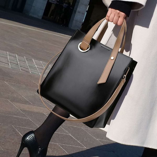 

women's bag fashion atmosphere women's autumn and winter broadband bucket 2021 large capacity portable shoulder