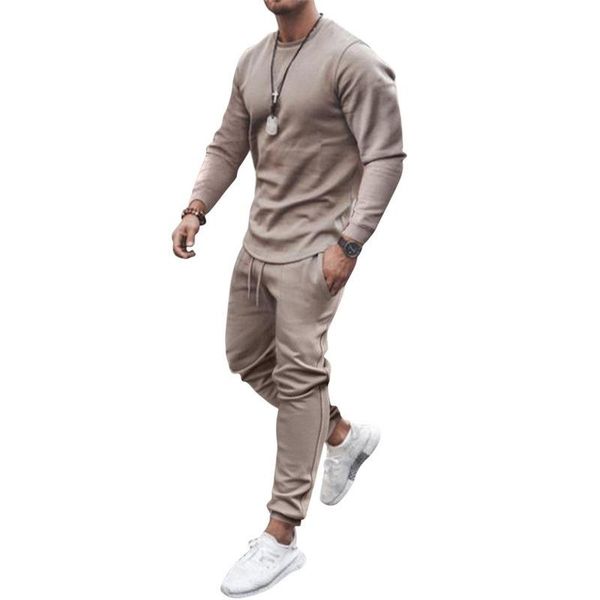 

men's tracksuits sportswear 2021 autumn winter jogging sports set 2 pieces gym tights workout tracksuit training suits clothes for men, Gray