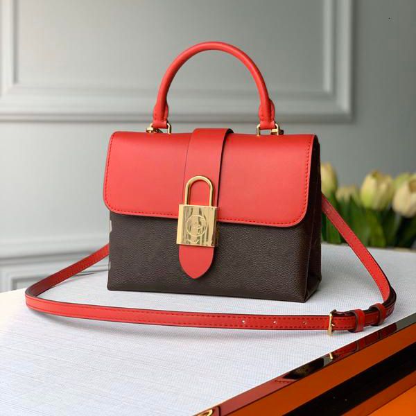 

original style genuine leather totes lock postman bag portable female handbag shoulder bags handbagss