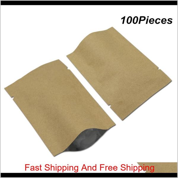 

11 sizes available brown open kraft paper inner foil bags mylar foil vacuum sealer food grade pouch alumin jlloxm powerstore2012