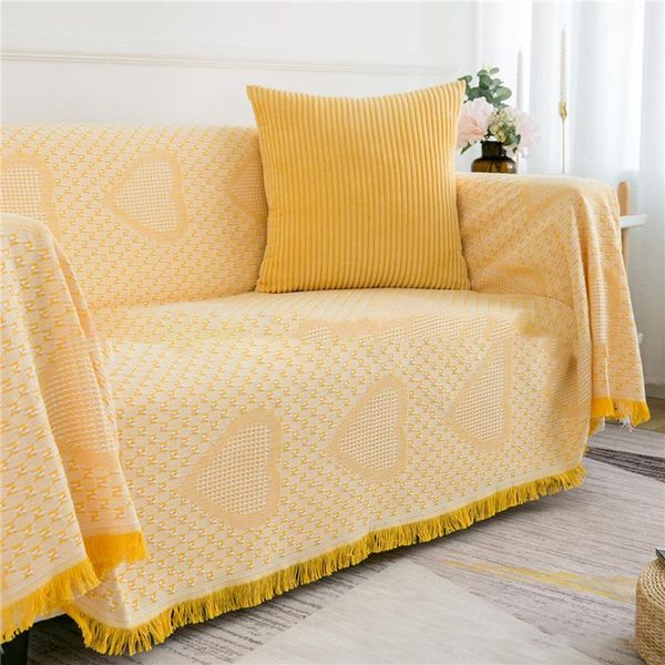 

chair covers solid color plaids throw blanket for sofa cover towel knitted nap with tassels tablecloth tapestry home bed decoration