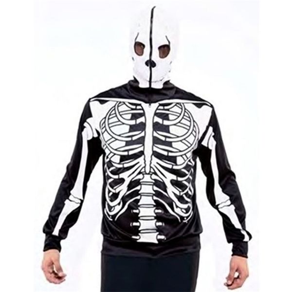

skull 3d printed fall hoodies men women sweatshirts hooded pullover brand 3xl qaulity tracksuits boy coats fashion outwear new 201128, Black
